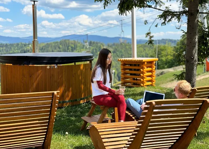 Apartmán Na Soszowie, - Widokowe Miejsce Z Balia & Prywatna Sauna, Obok Stoku Narciarskiego I Bike Parku, Dla Max 16 Osob